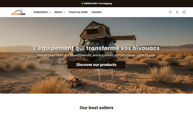 Bivouacamp storefront
