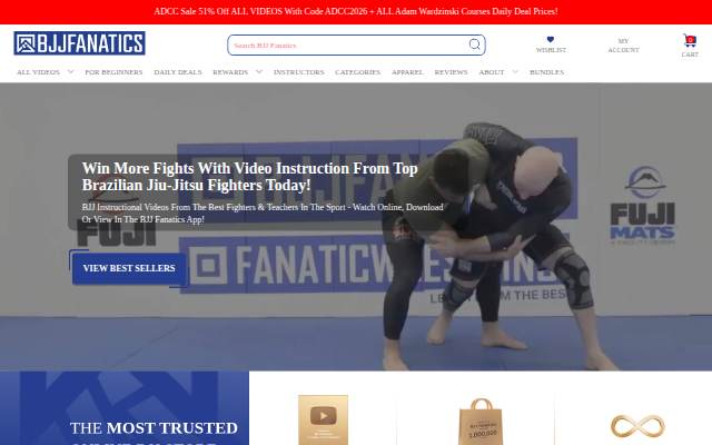BJJ Fanatics storefront