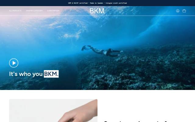 BKM storefront