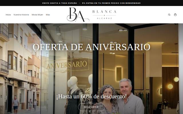 Blanca Alcaraz storefront