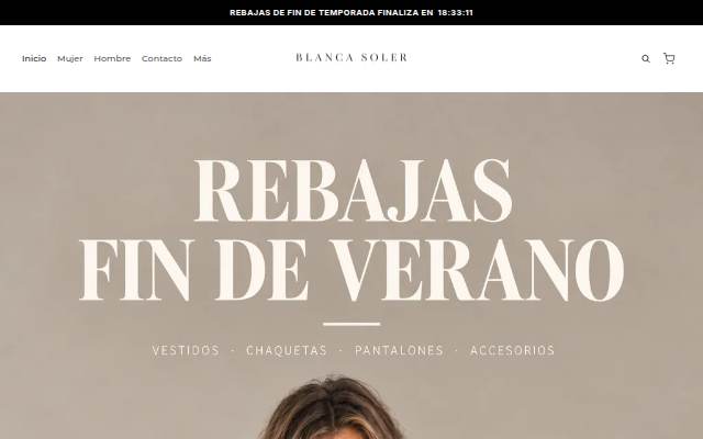 Blanca Soler storefront