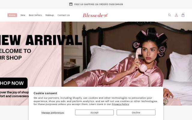 blessedc.com storefront