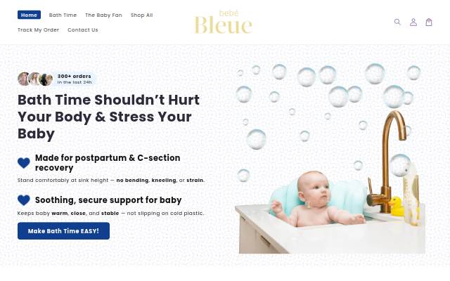 bleue bebe storefront