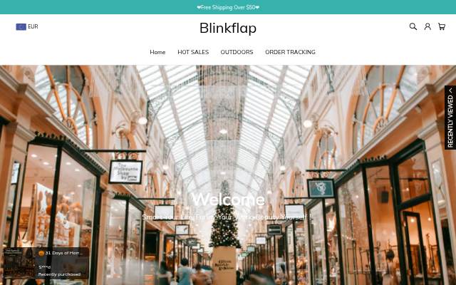 Blinkflap storefront
