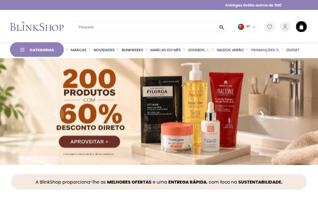 BlinkShop storefront