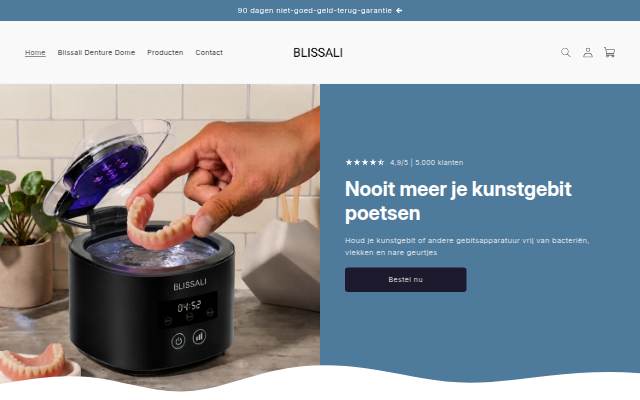 BLISSALI storefront