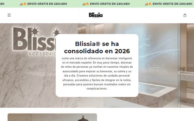 Blissia storefront
