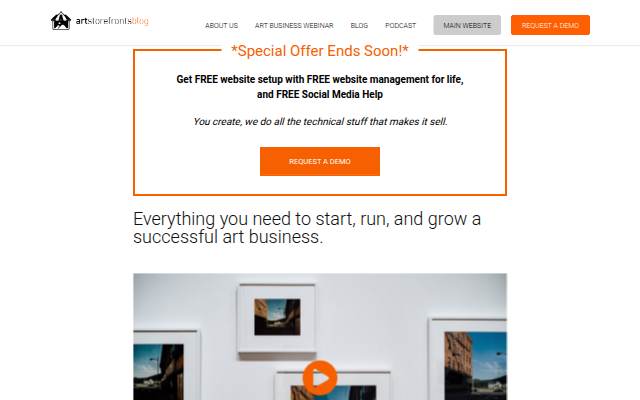 Learn How to Sell Art Online - Art Storefronts Blog storefront