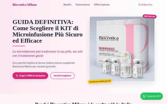 Bioceutica Milano storefront