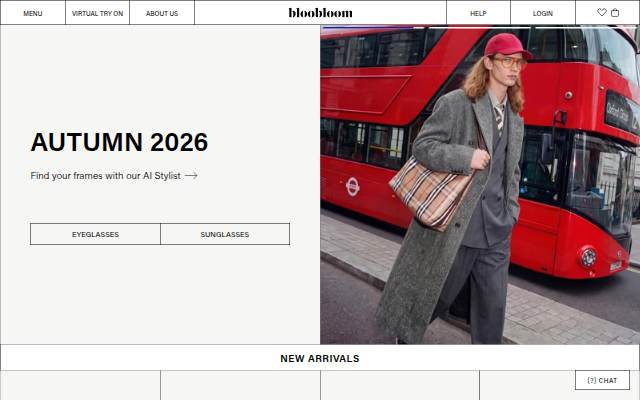 Bloobloom: Designer Eyewear At a Fair Price storefront