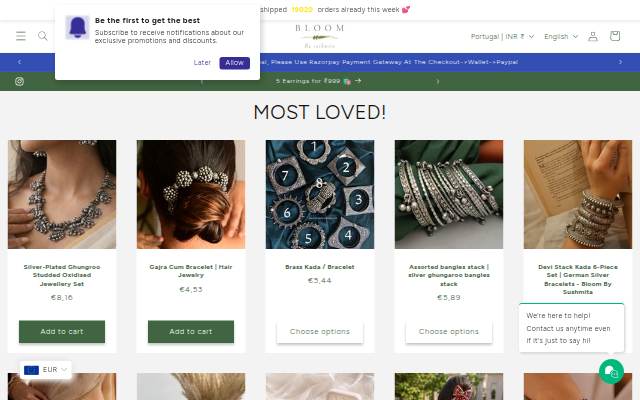 Bloom - By Sushmita storefront