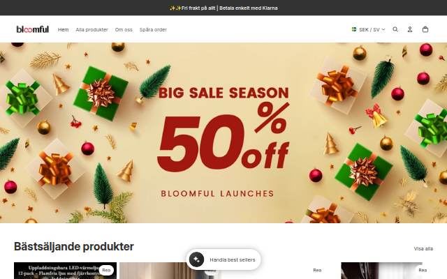 Bloomful storefront