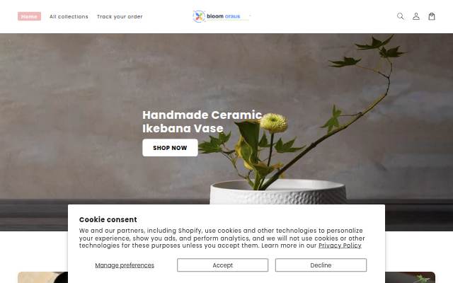 Bloomoraus storefront
