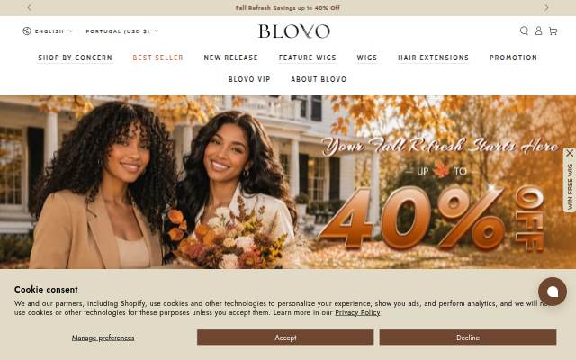 Montra da Blovo Hair