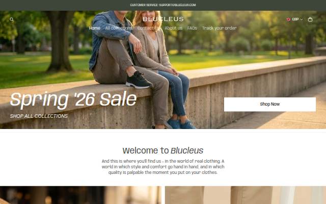 Blucleus storefront