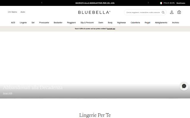 Bluebella storefront
