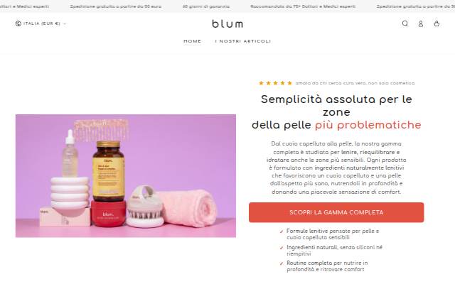 BLUM storefront