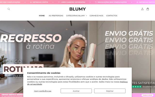 Blumy storefront