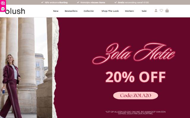 Blush Mode storefront