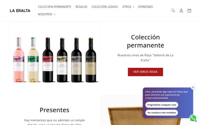 Bodegas La Eralta storefront
