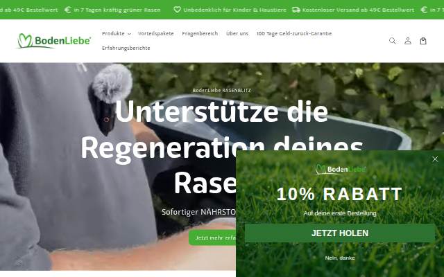 Boden-Liebe.de storefront