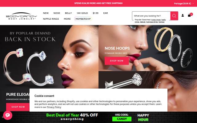 BodyCandy storefront