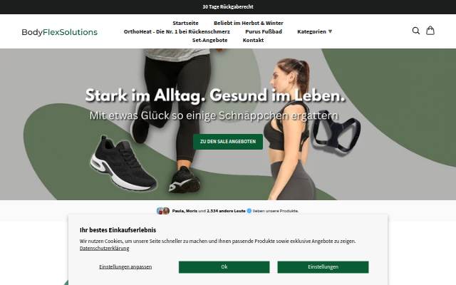 BodyFlexSolutions storefront