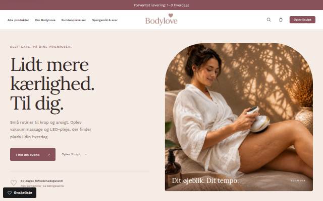 Startseite von BodyLove