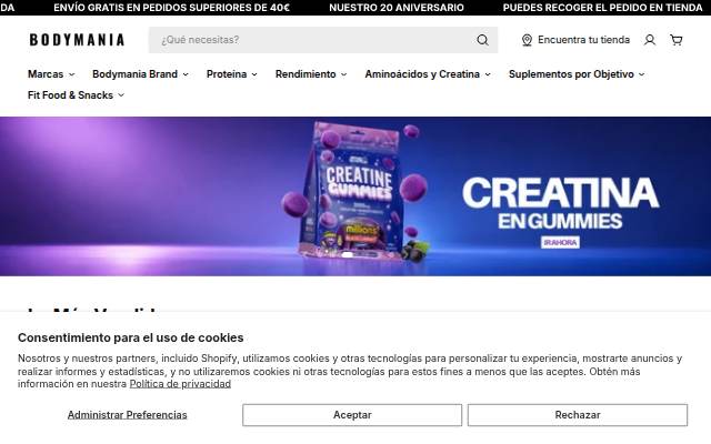 BODYMANIA storefront