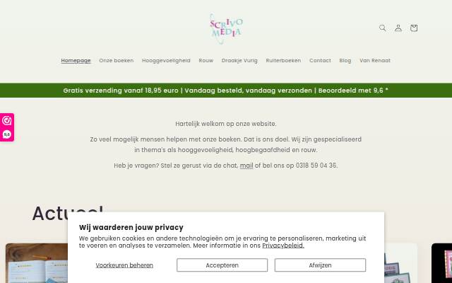 Scrivo Media storefront
