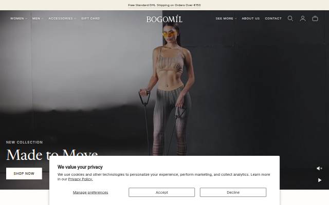 Bogomil Mathis storefront