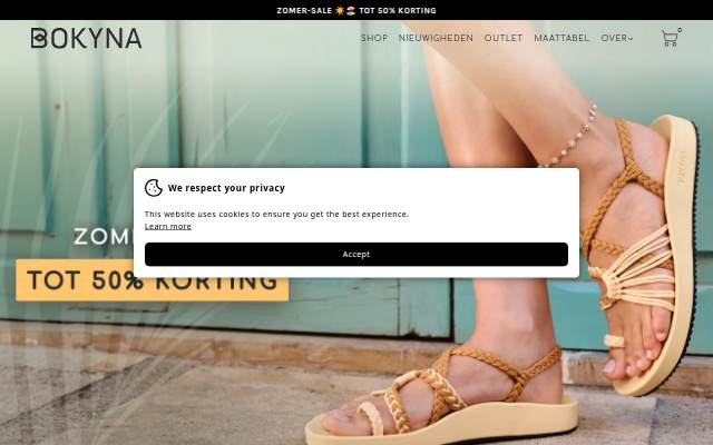 BOKYNA EU storefront