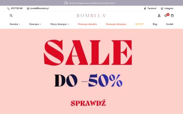BOMBELA.PL storefront
