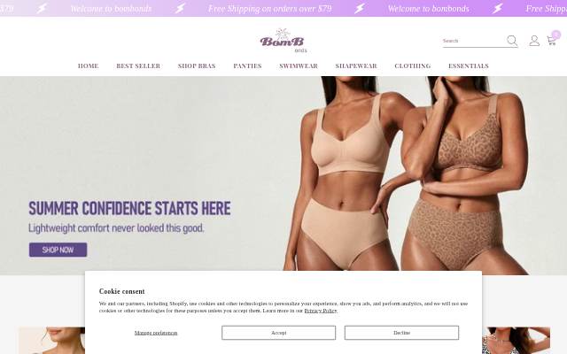 Bombonds.com storefront