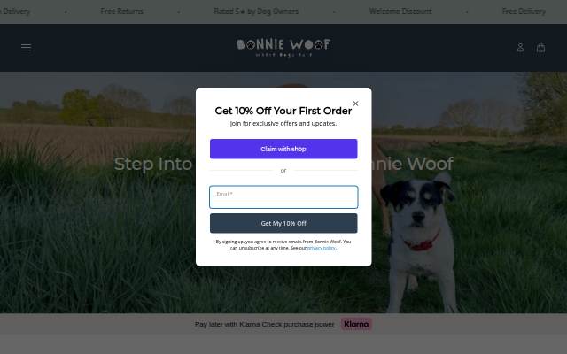 Bonnie Woof storefront