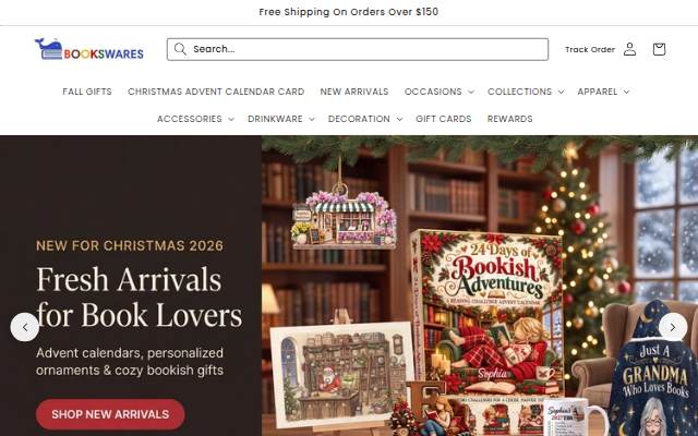 Startseite von Bookswares