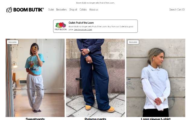 Boom Butik storefront