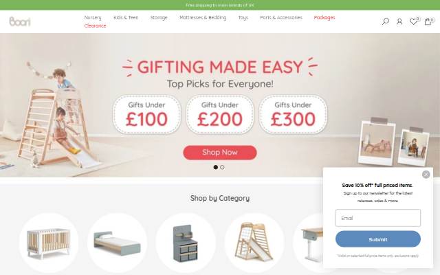 Boori UK storefront