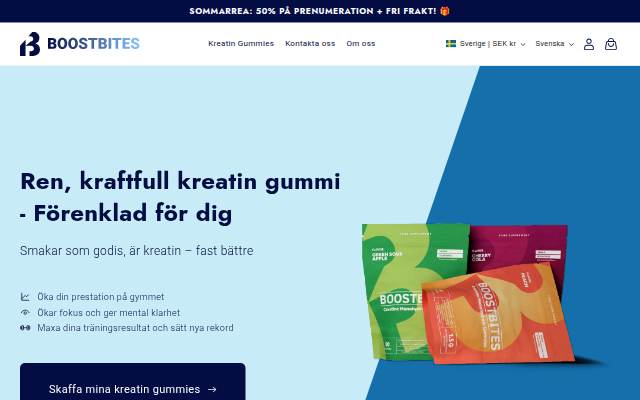 Boostbites storefront