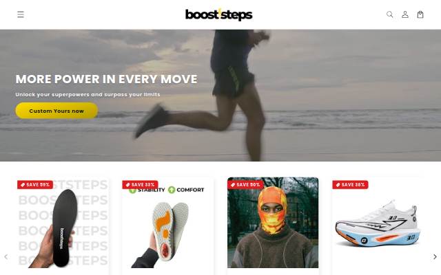 Booststeps storefront