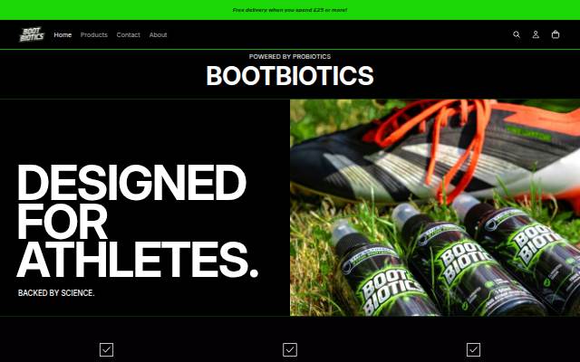 BootBiotics storefront