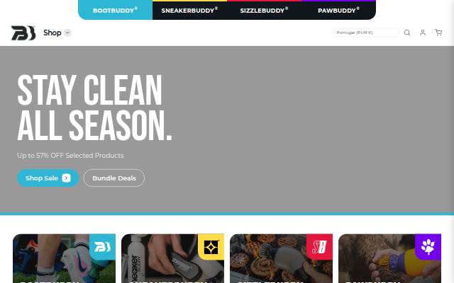BuddyBrands storefront