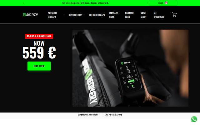Bootech storefront