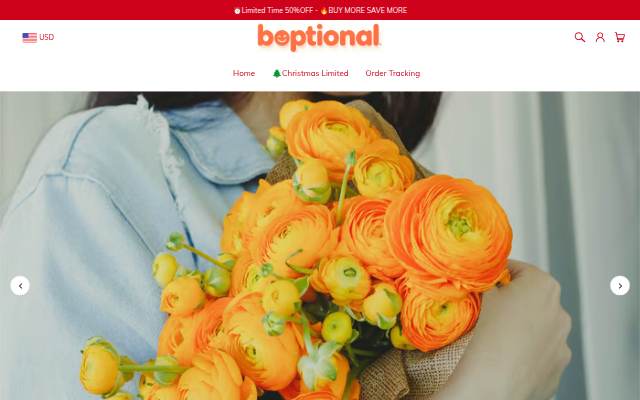 Boptional storefront