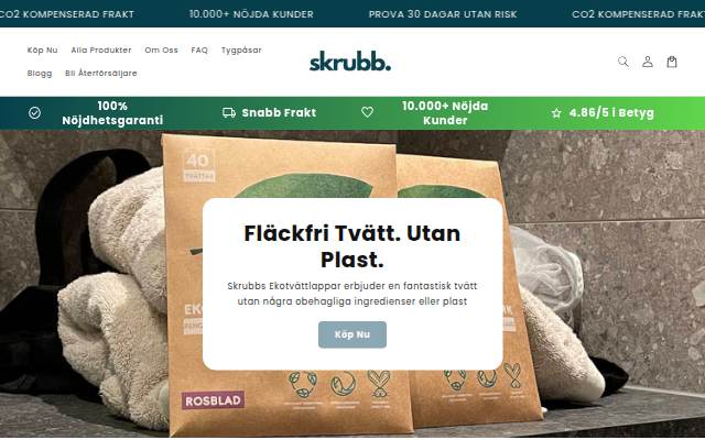 Skrubb storefront