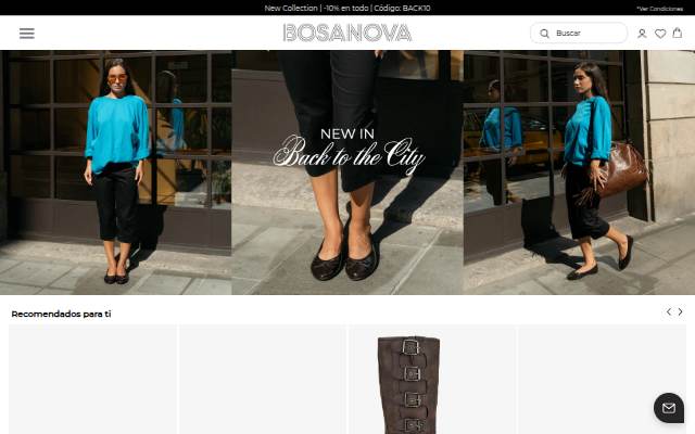 Zapatos y bolsos de mujer storefront