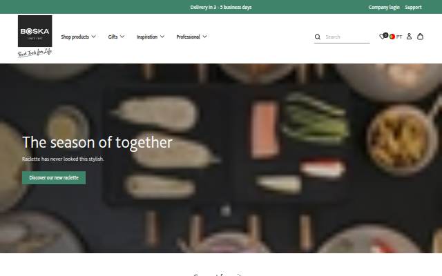 Startseite von BOSKA Food Tools