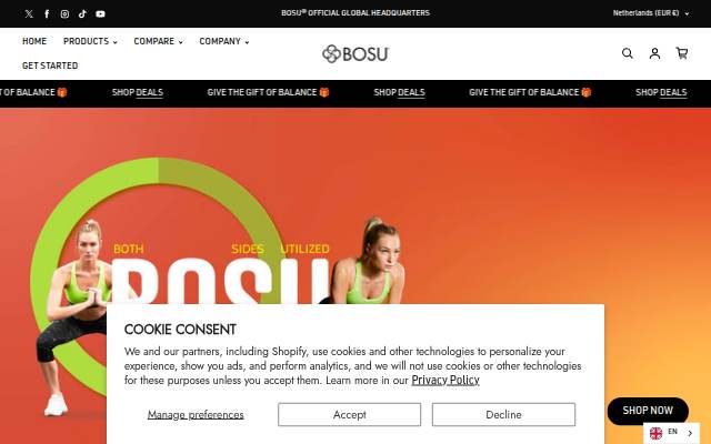 BOSU storefront