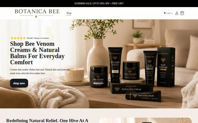 Bee Venom storefront