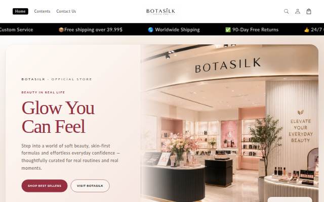 Botasilk storefront